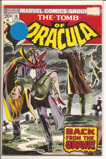 Tomb of Dracula # 16, 8.0 VF