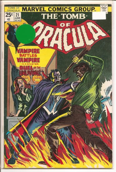 Tomb of Dracula # 21, 7.0 FN/VF