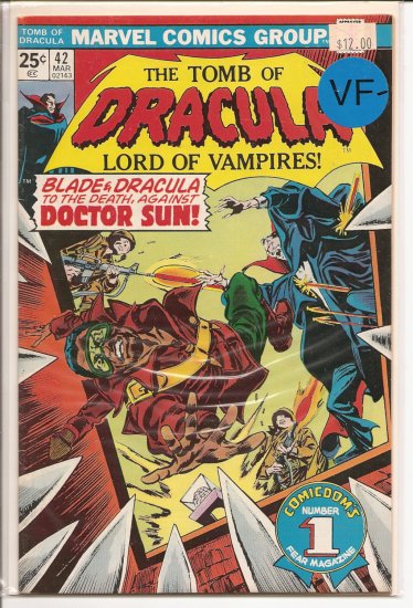 Tomb of Dracula # 42, 7.5 VF -