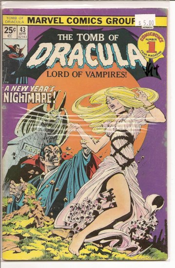 Tomb of Dracula # 43, 4.5 VG +