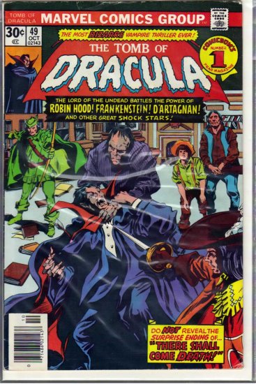 TOMB OF DRACULA # 49, 4.5 VG +
