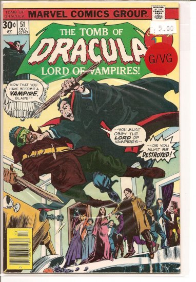 Tomb of Dracula # 51, 3.0 GD/VG