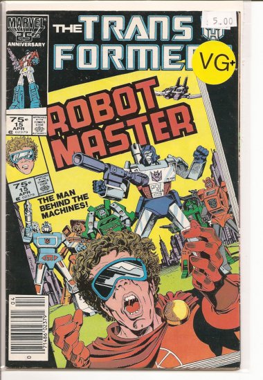 Transformers # 15, 4.5 VG +