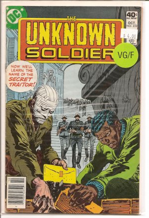 Unknown Soldier # 232, 5.0 VG/FN 