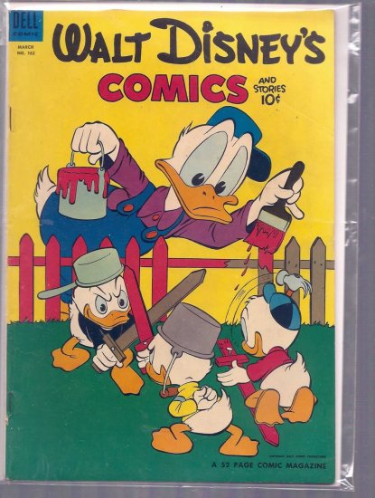 WALT DISNEY COMICS AND STORIES # 162, 4.5 VG +