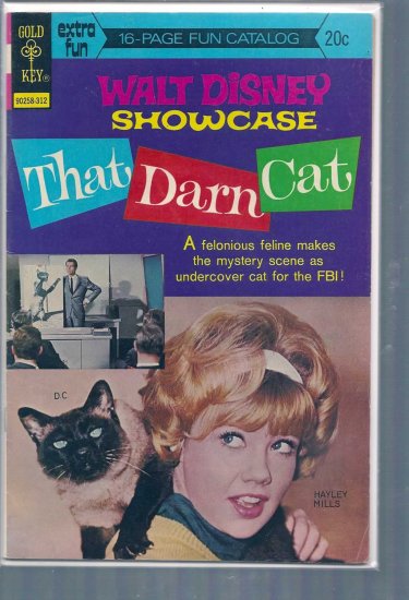 WALT DISNEY SHOWCASE THAT DARN CAT # 19, 4.5 VG +