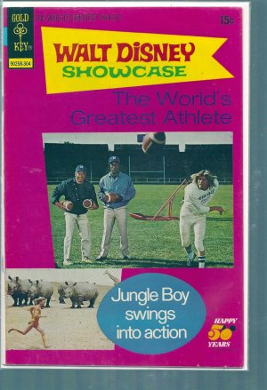 WALT DISNEY SHOWCASE THE WORLD'S GREATEST ATHLETE # 14, 5.5 FN - 