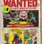 Wanted, The World's Most Dangerous Villains # 3, 4.0 VG 