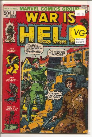 War is Hell # 2, 4.5 VG + 