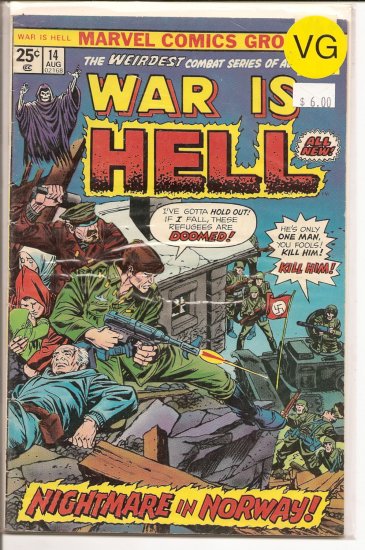 War is Hell # 14, 4.0 VG
