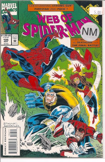 Web Of Spider-Man # 106, 9.4 NM
