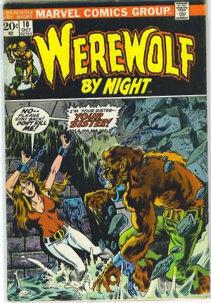 Werewolf By Night # 10, 4.0 VG 