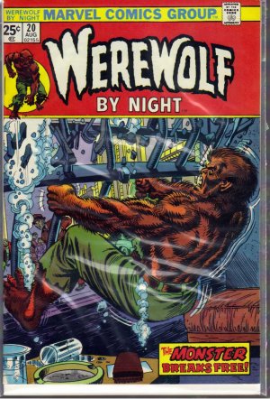 WEREWOLF BY NIGHT # 20, 9.0 VF/NM 