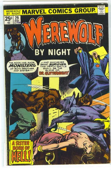 Werewolf By Night # 29, 4.5 VG +