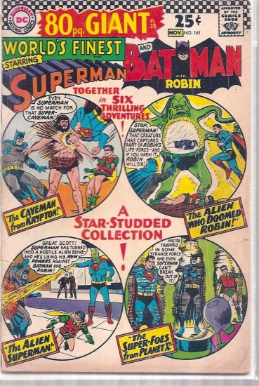 WORLD'S FINEST # 161, 1.8 GD -