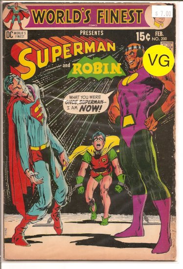 World's Finest Comics # 200, 4.0 VG