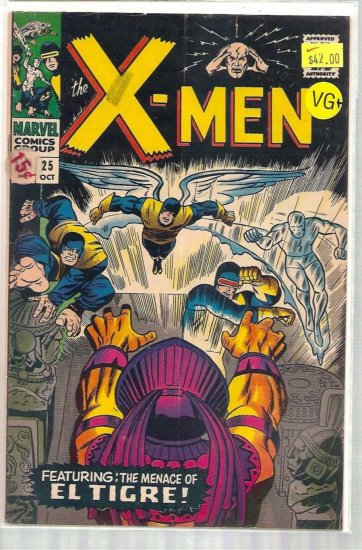 X-MEN # 25, 4.5 VG +