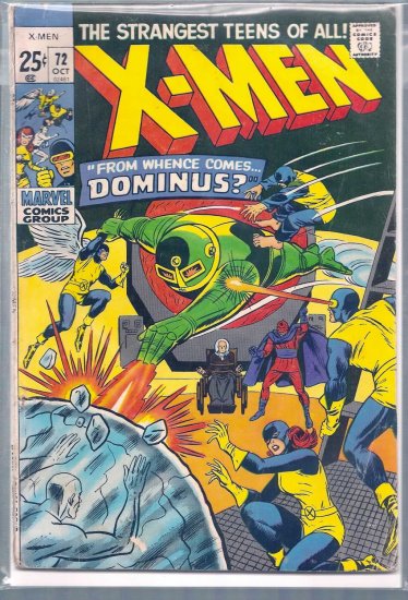 X-MEN # 72, 4.0 VG