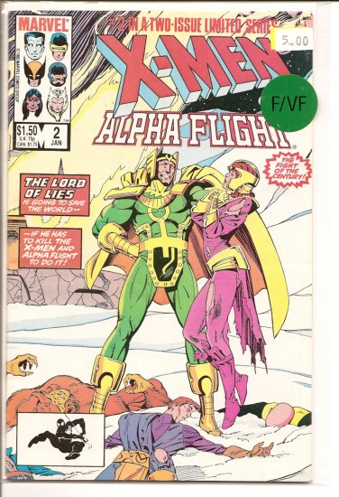X-Men Alpha Flight # 2, 7.0 FN/VF