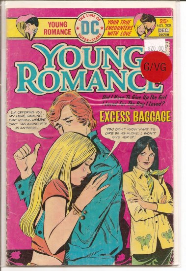 Young Romance Comics # 208, 4.5 VG +