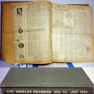 LOS ANGELES EXAMINER BOUND VOLUME #33 JULY 1936 # 33, 3.0 GD/VG 