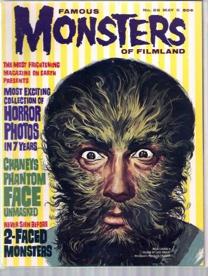 FAMOUS MONSTERS OF FILMLAND # 28, 6.5 FN +