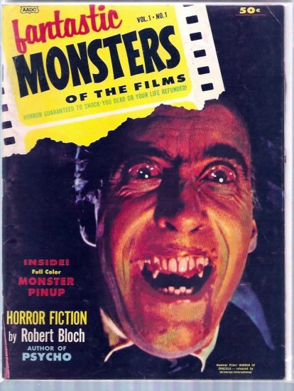 FANTASTIC MONSTERS OF THE FILMS # 1, 4.5 VG +
