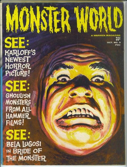 Monster World # 5, 4.5 VG +