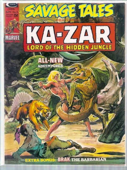 SAVAGE TALES # 6, 7.5 VF -