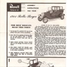Inst Sheet 1911 Rolls Royce