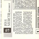 Inst Sheet 1914 Mercer Raceabout