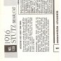 Inst Sheet 1916 Stutz Bear Cat