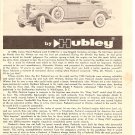 Inst Sheet 1930 Packard Sport Phaeton