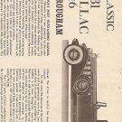 Inst Sheet 1931 Cadillac V 16 Town Brougham