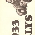 Inst Sheet 1933 Willys