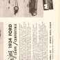 Inst Sheet 1934 Ford Coupe Conv