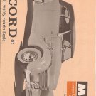 Inst Sheet 1937 Cord