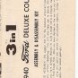 Inst Sheet 1940 Ford Deluxe Coupe 3 in 1