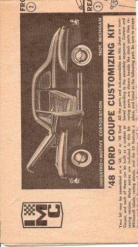 Inst Sheet 1948 Ford Coupe