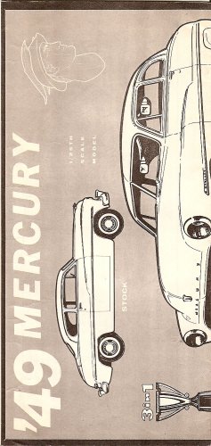 Inst Sheet 1949 Mercury 3 in 1 Trophy Series