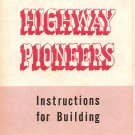 Inst Sheet 1953 Jaguar XK 120 Higheay Pioneers