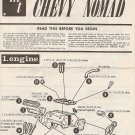 Inst Sheet 1955 Chevy Nomad