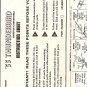 Inst Sheet 1955 Thunderbird