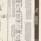 Inst Sheet 1956 Chevy