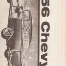 Inst Sheet 1956 Chevy Belair coupe