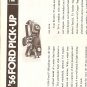 Inst Sheet 1956 Ford Pick up