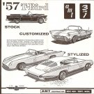 Inst Sheet 1957 T Bird 3 in 1