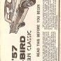 Inst Sheet 1957 T Bird Mod Classic