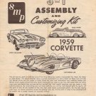 Inst Sheet 1959 Corvette 3 in 1