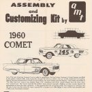 Inst Sheet 1960 Comet 3 in 1